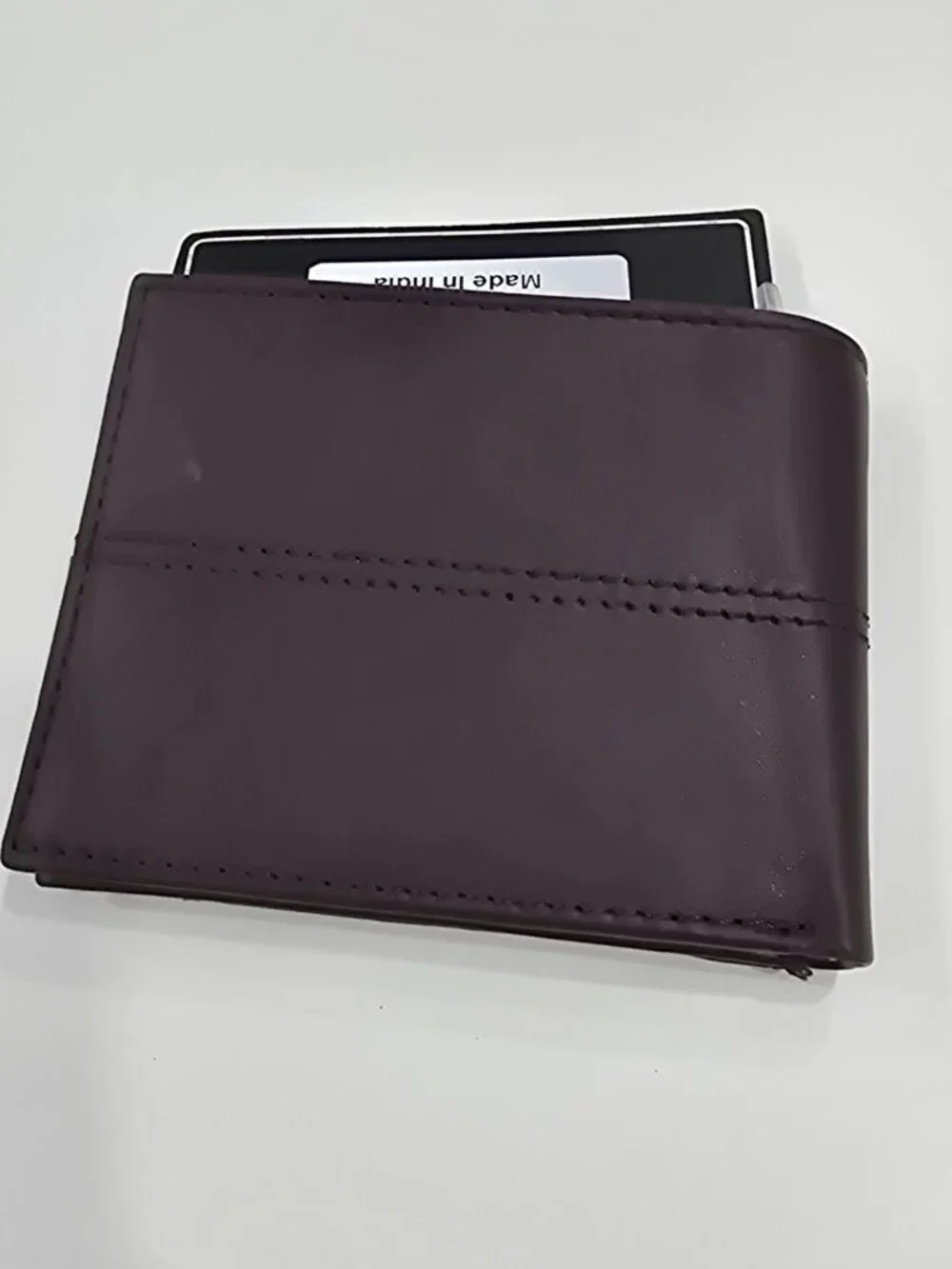 Union Code ✦ Men’s Bifold Wallet ✦ Genuine Leather RFID Brown NWT Gift Box